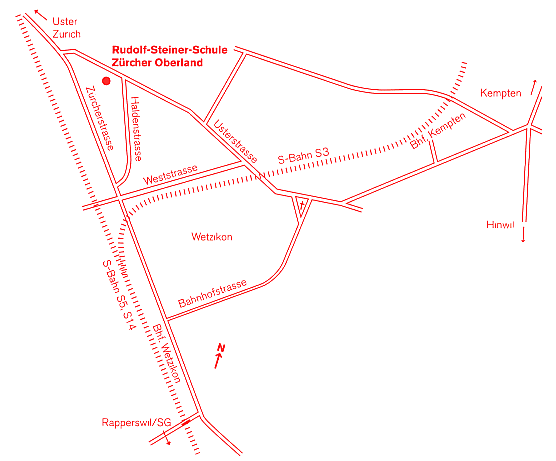 Situationsplan Sunneschy